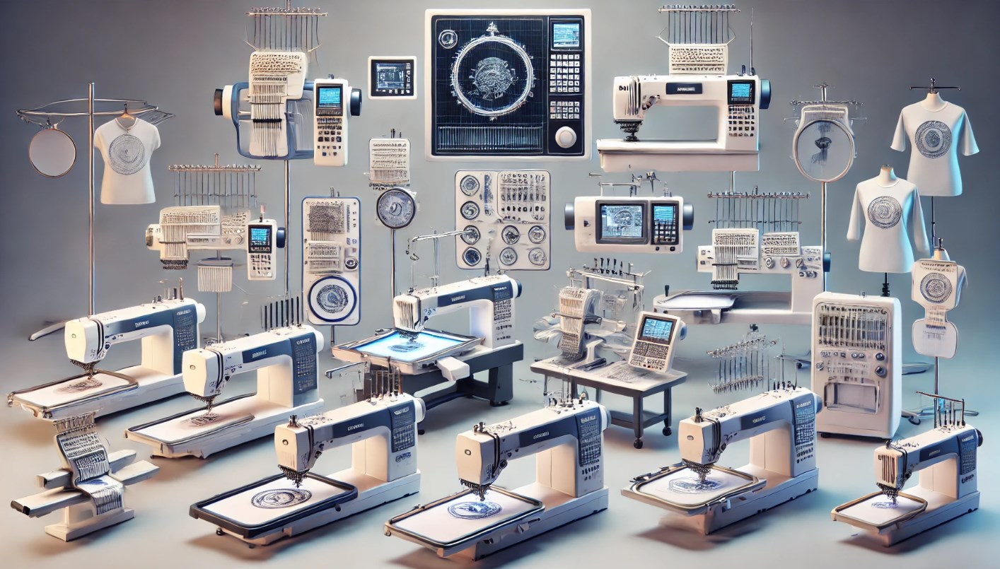 Types of Embroidery Machine